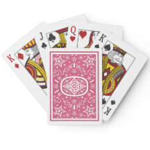 Red Star Back Bicycle Cards