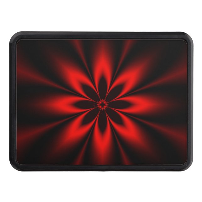 Red Star Burst Tow Hitch Cover (Front)