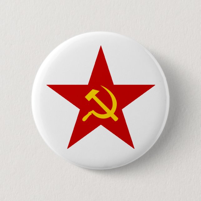 Red Star Button (Front)