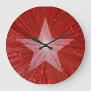 Red Star clock round