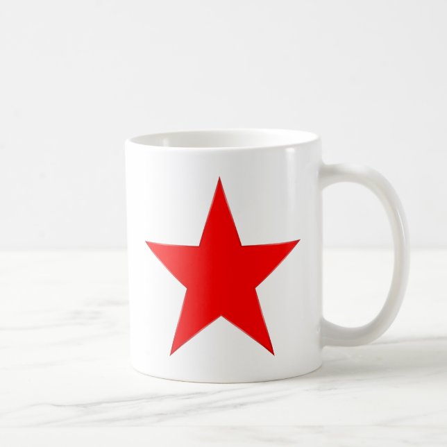 Red Star Coffee Mug (Right)