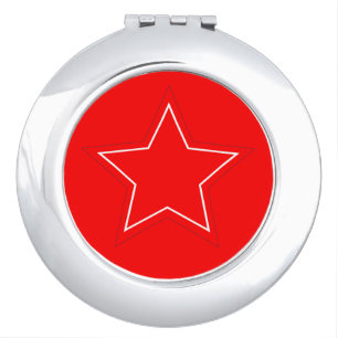 Red Star Compact Mirror