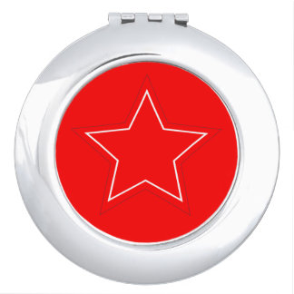 Red Star Compact Mirror