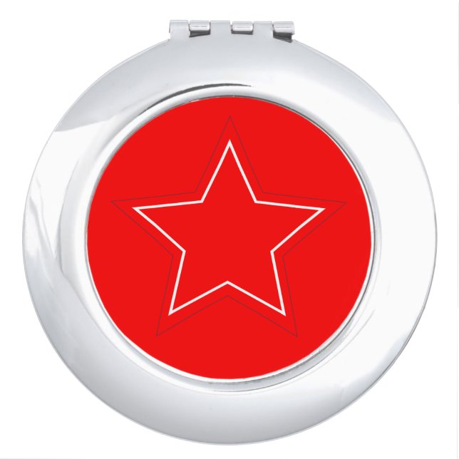 Red Star Compact Mirror (Front)