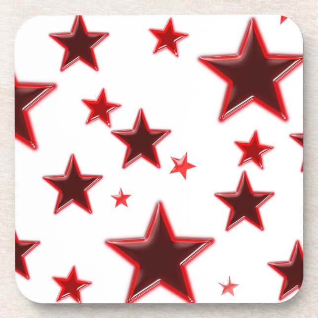 Red Star Drink Coaster (Front)