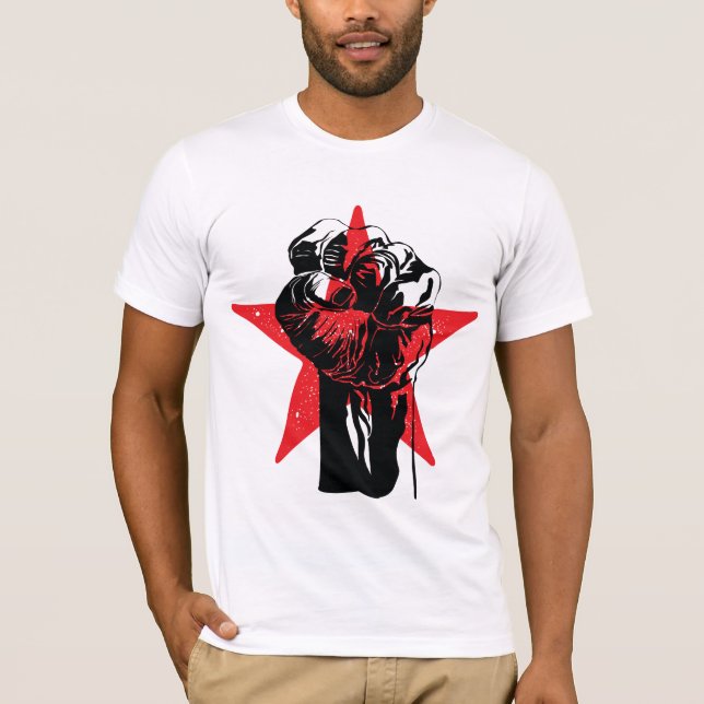 Red Star Fist Ernesto Che Guevara (Tee) T-shirts (Front)