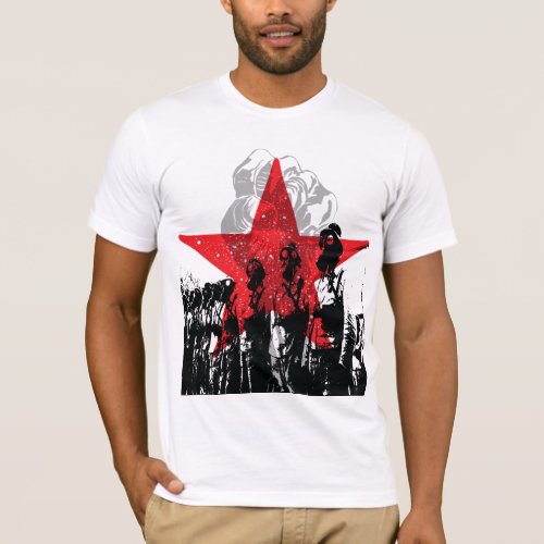 Red Star Gas Mask Ernesto Che Guevara T_Shirts