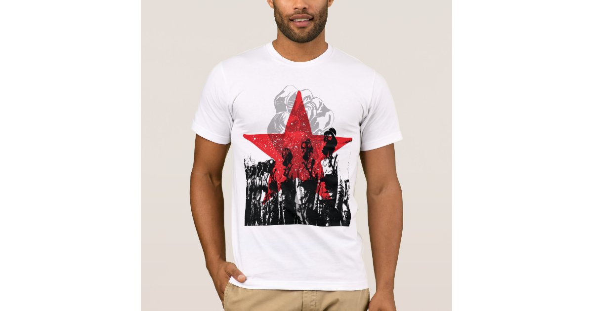 Che Guevara T Shirt Red On Black Portrait Cuban Revolution Official Mens  Size S