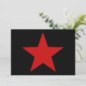 Red Star Invitation (Standing Front)