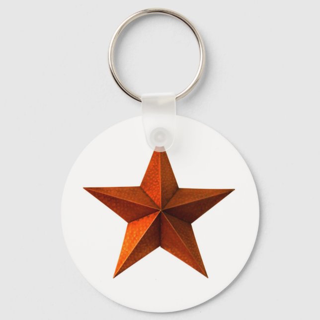 Red Star Keychain (Front)