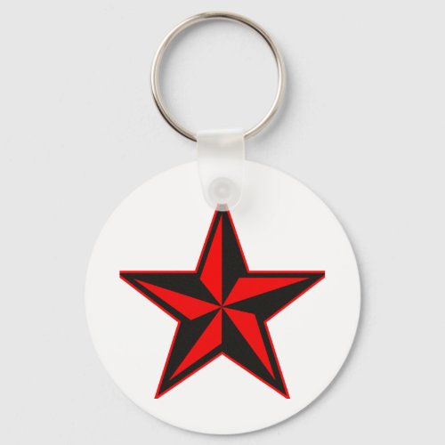 Red Star Keychain