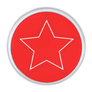 Red Star Lapel Pin