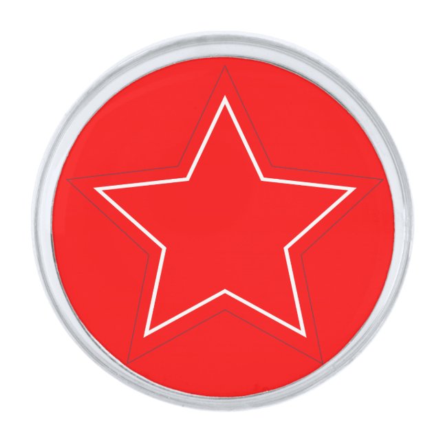 Red Star Lapel Pin (Front)