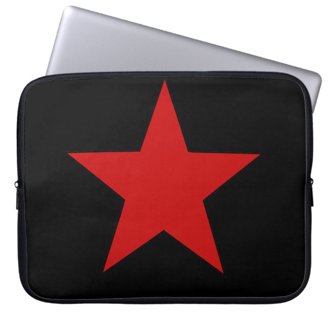Red Star Laptop Sleeve (Front)