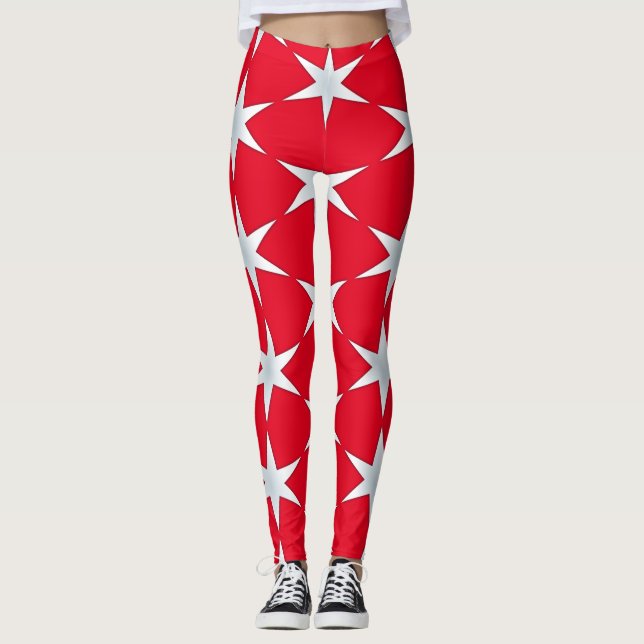 Red Star Leggings (Front)