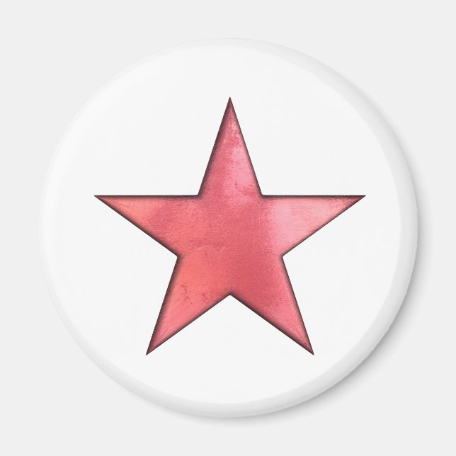 red star magnet (Front)