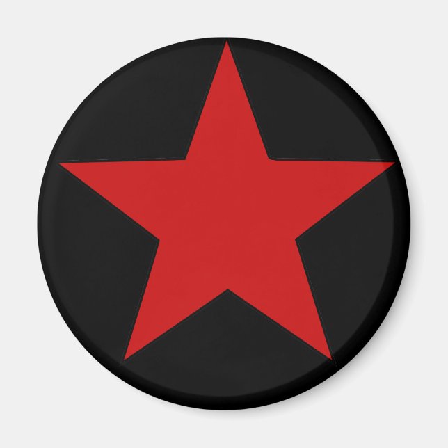 Red Star Magnet (Front)