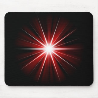 red star mouse pad