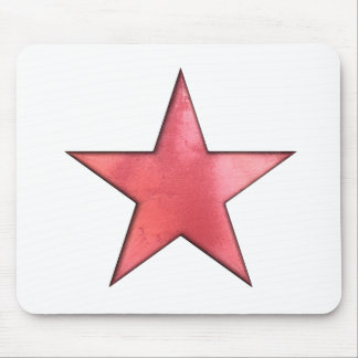 red star mouse pad
