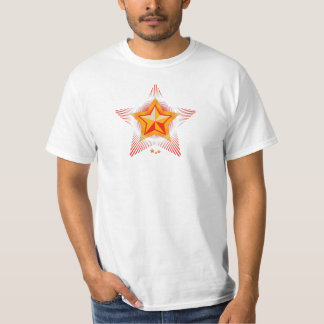 Red Star of Communism White Value Men's T-Shirt