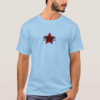 Red Star on Blue SS Tee - restore austin back