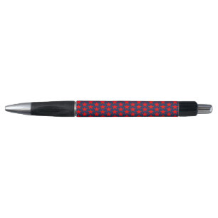 Red Star Pattern Pen