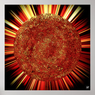 Red star poster