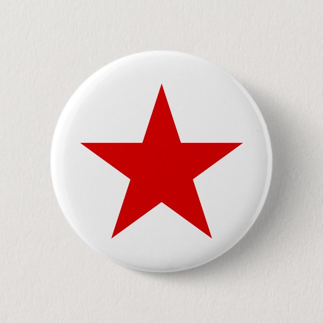 Red Star ★ Red Stars Button (Front)