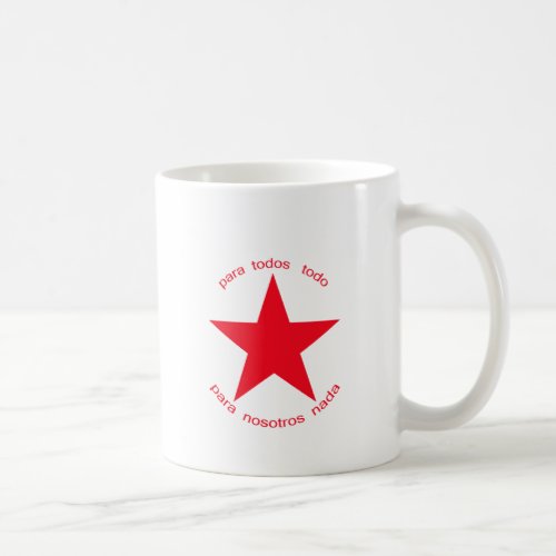 Red Star Zapatista Coffee Mug