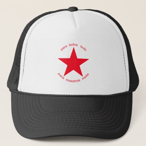 Red Star Zapatista Trucker Hat