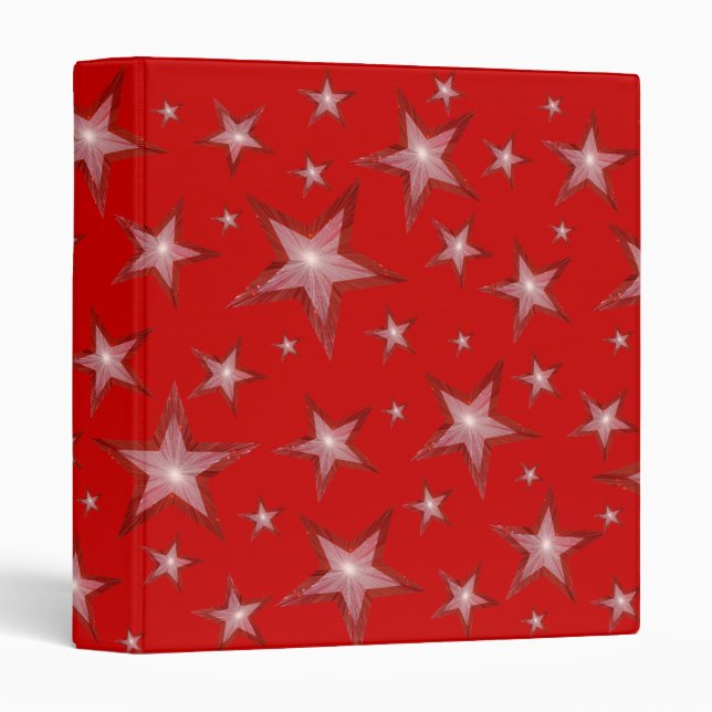 Red Stars binder red (Front/Spine)
