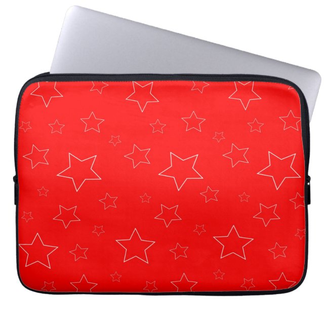 Red Stars Electronics Bag (Front)
