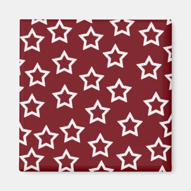 Red Stars Magnet (Front)