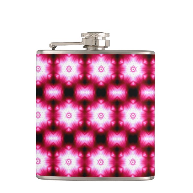 red stars on black flask (Front)