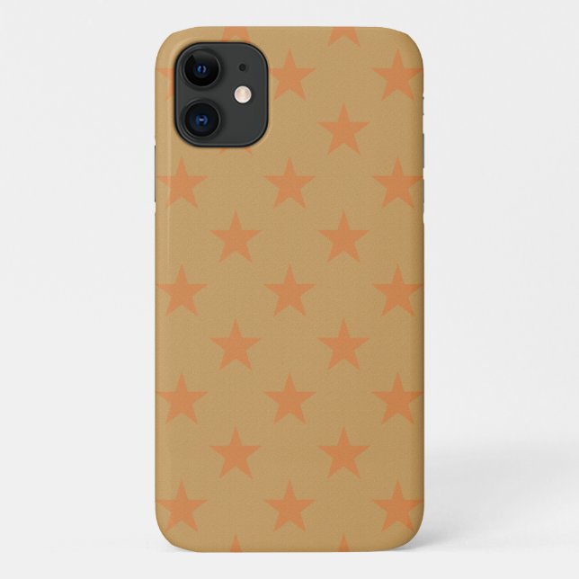 Red stars pattern Case-Mate iPhone case (Back)