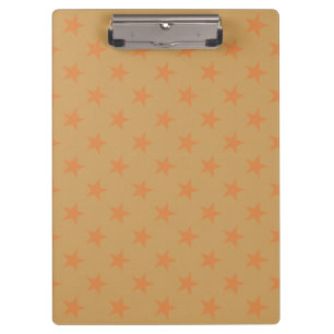 Red stars pattern clipboard