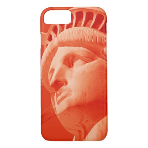 Red Statue of Liberty Barely There iPhone 7 Case