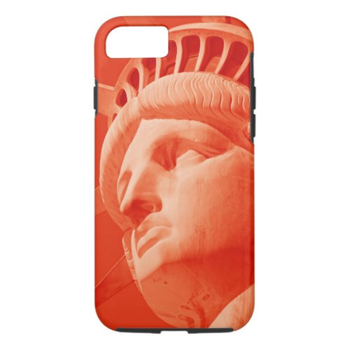 Red Statue of Liberty Tough iPhone 7 Case