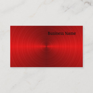 Red Steel Business Card