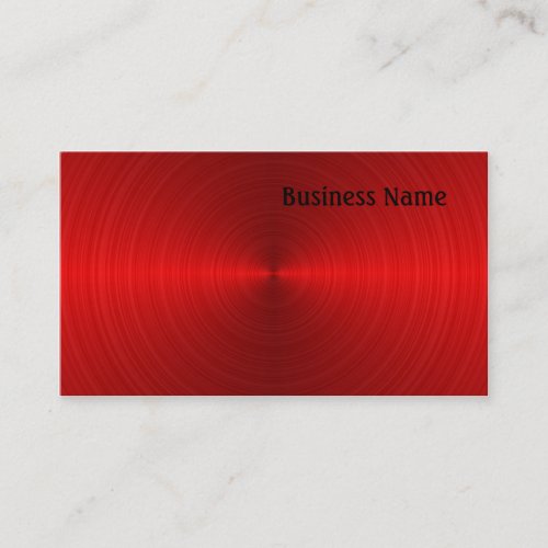 Red Steel Business Cards