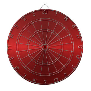 Red Steel Dart Board