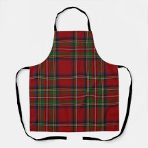 Red Stewart Plaid Tartan for Christmas