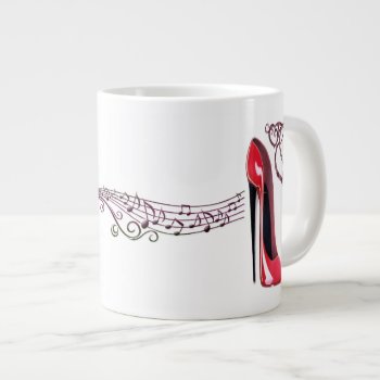 Red Stiletto And Butterfly Specialty Mug by shoe_art at Zazzle