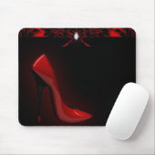 red Stiletto Bridal Shower bachelorette party Mouse Pad (With Mouse)