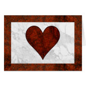 Red Stone Heart Pattern (Front Horizontal)