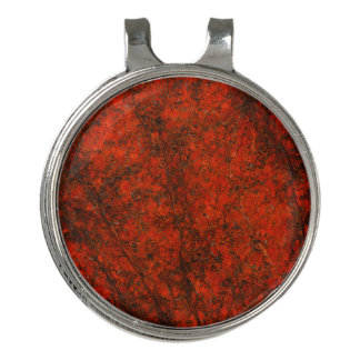 Red Stone Pattern Golf Hat Clip