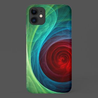 Red Storm Abstract Art Case-Mate iPhone Case