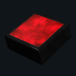 Red Storm Cloud Effect  Gift Box<br><div class="desc">Red Storm Cloud Effect Keepsake jewelry box 
Colorful gift box featuring a simple storm cloud effect with colorful filter,  Would make the perfect gift for you girlfriend,  wife,  sister or daughter,  especially if the love autumn. check out my shop for more colors and designs.</div>
