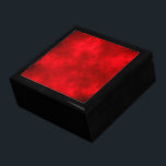 Red Storm Cloud Effect  Gift Box<br><div class="desc">Red Storm Cloud Effect Keepsake jewelry box 
Colorful gift box featuring a simple storm cloud effect with colorful filter,  Would make the perfect gift for you girlfriend,  wife,  sister or daughter,  especially if the love autumn. check out my shop for more colors and designs.</div>