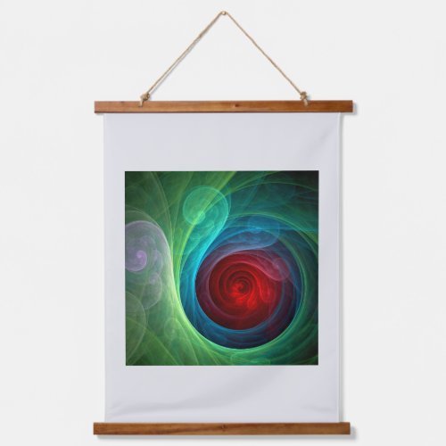 Red Storm Floral Modern Abstract Art Color Pattern Hanging Tapestry